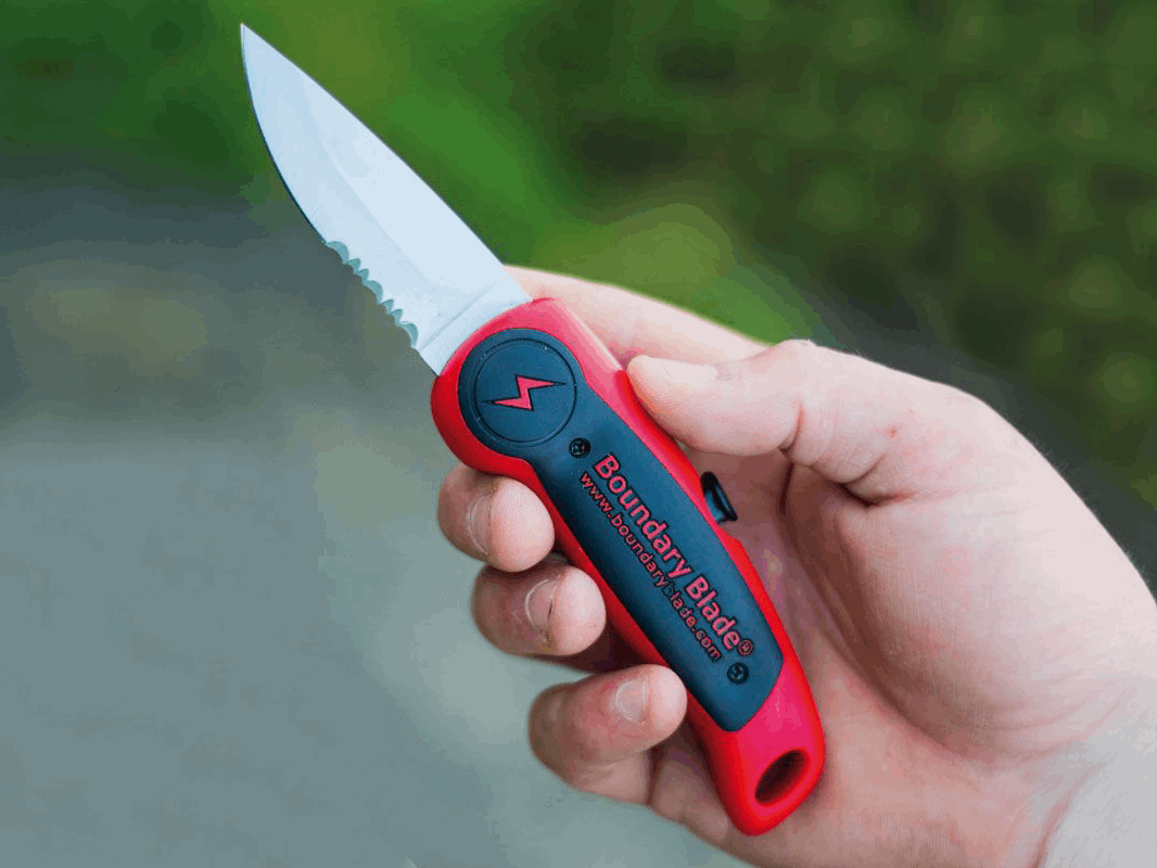 - Boundary Blade Pocketknife & Tester - Zap Fencing -