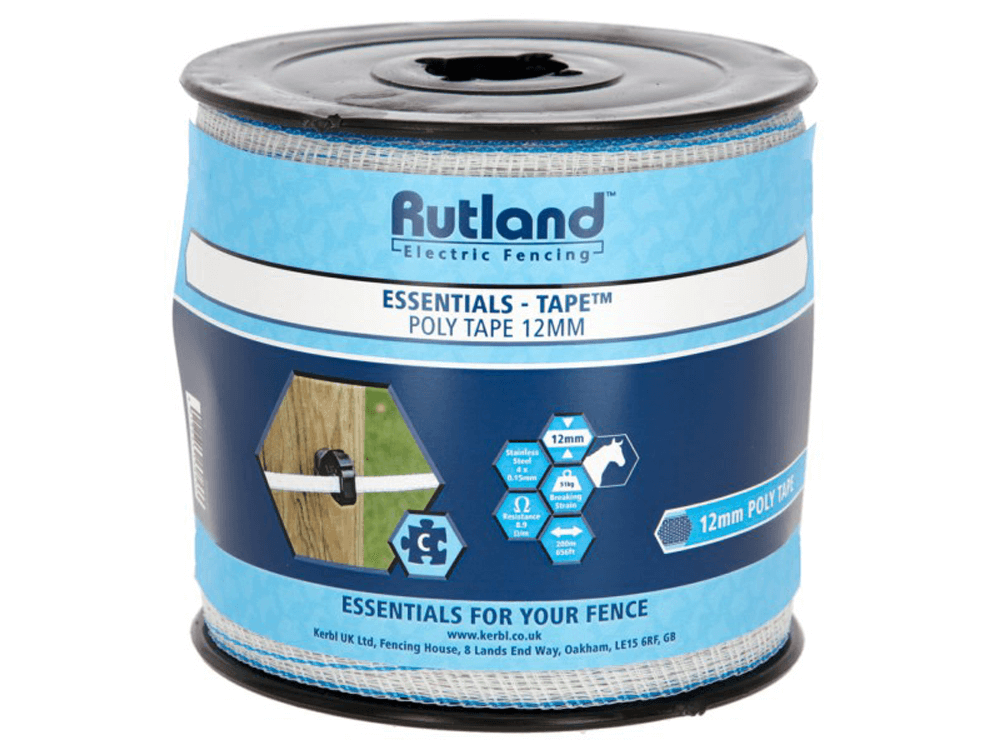 - Rutland Essentials Poly Tape 20mm - Zap Fencing -