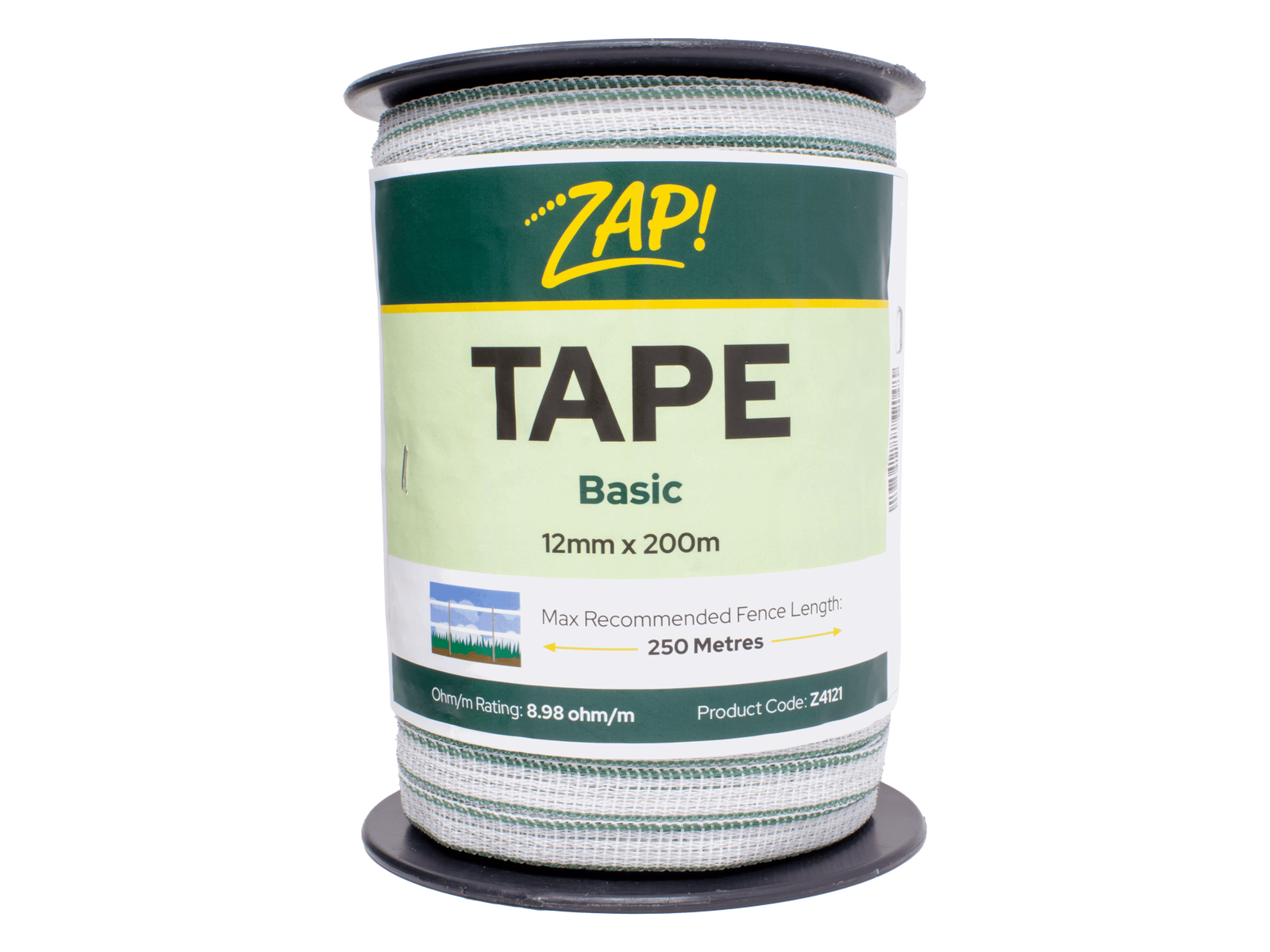  - Basic Tape 12mm - Zap Fencing - 