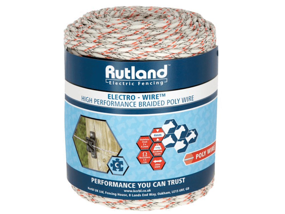  - Rutland Braided Electro Wire - Zap Fencing - 