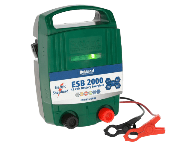  - Rutland ESB 2000 Battery (12v) Energiser - Zap Fencing - 