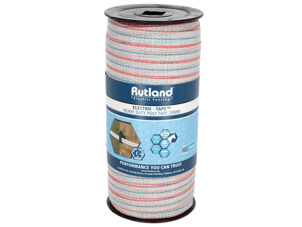  - Rutland Electro Tape 20mm - Zap Fencing - 