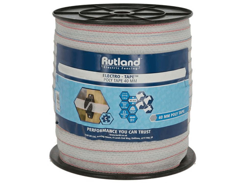  - Rutland Electro Tape 40mm - Zap Fencing - 